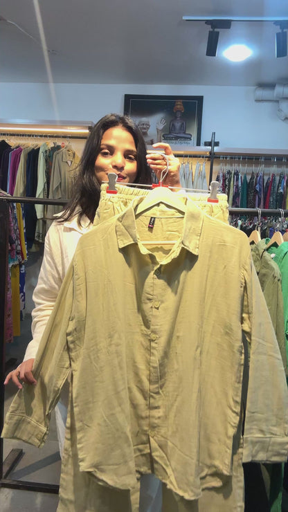 Pretty freesize cotton Cordset (upto 40-44)