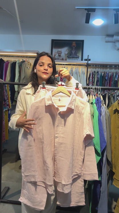 Pretty freesize cotton Cordset (upto 40-44)