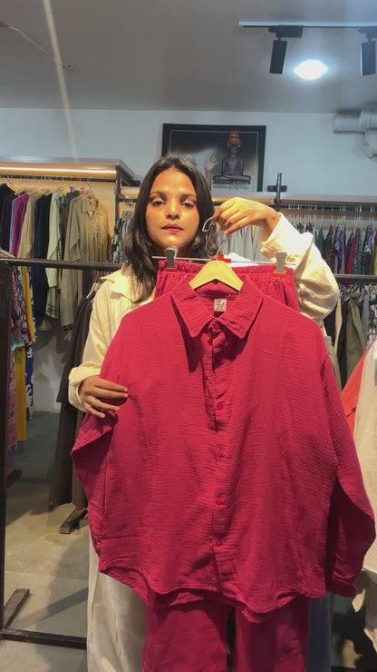 Pretty freesize cotton Cordset (upto 40-44)